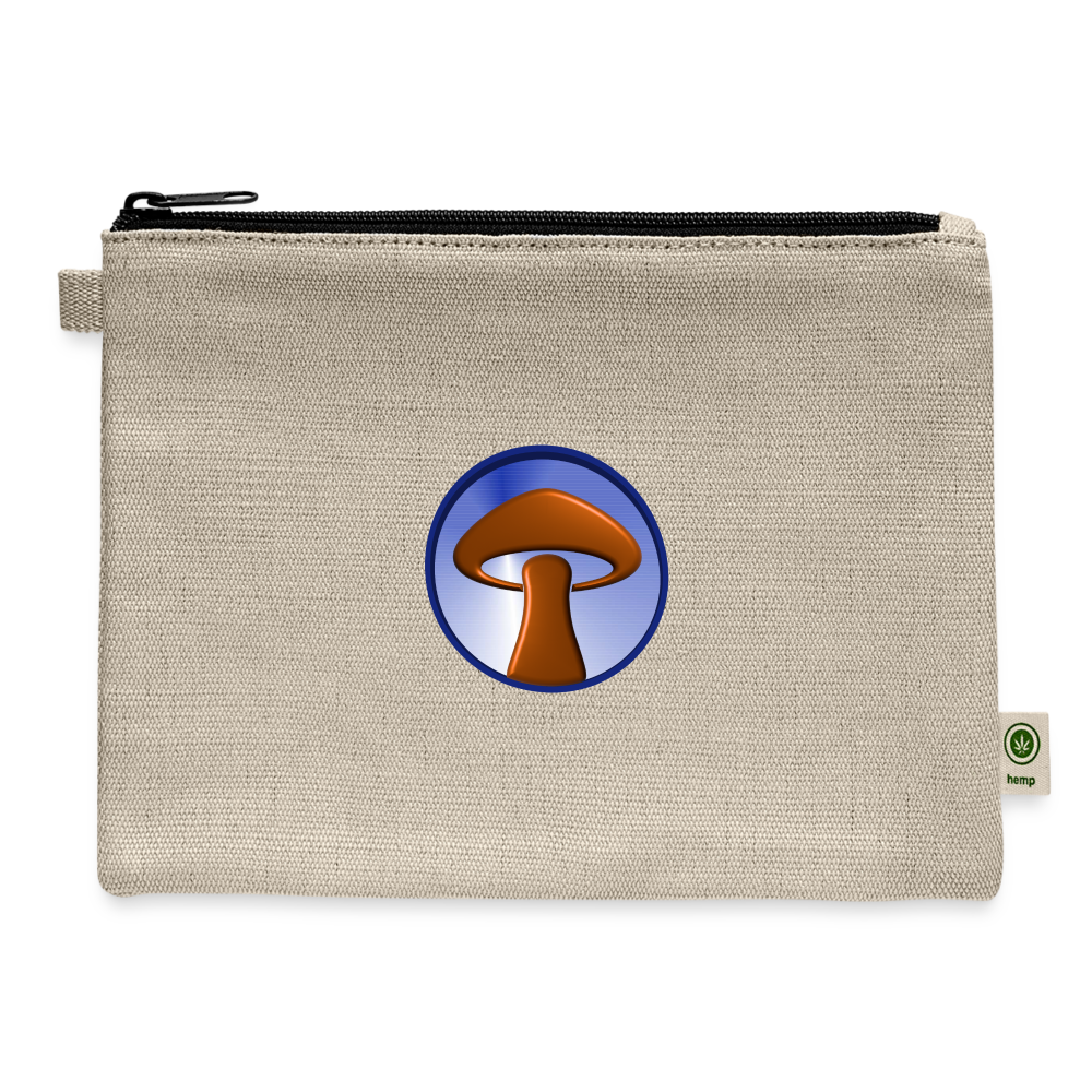 Carry All Pouch - Hemp/Cotton blend - natural