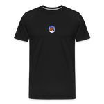 Men’s Premium Organic Cotton T-Shirt - Camping Icon - black