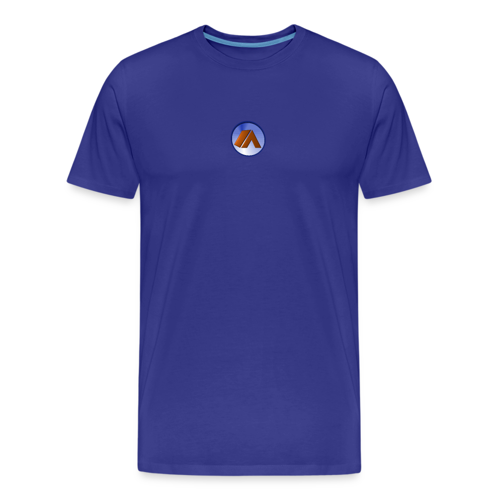 Men’s Premium Organic Cotton T-Shirt - Camping Icon - royal blue