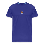 Men’s Premium Organic Cotton T-Shirt - Camping Icon - royal blue