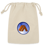 Cotton Drawstring Bag - Camping Icon - Natural