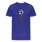 Men’s Premium Organic Cotton T-Shirt - FrequencyBeat Icon - royal blue