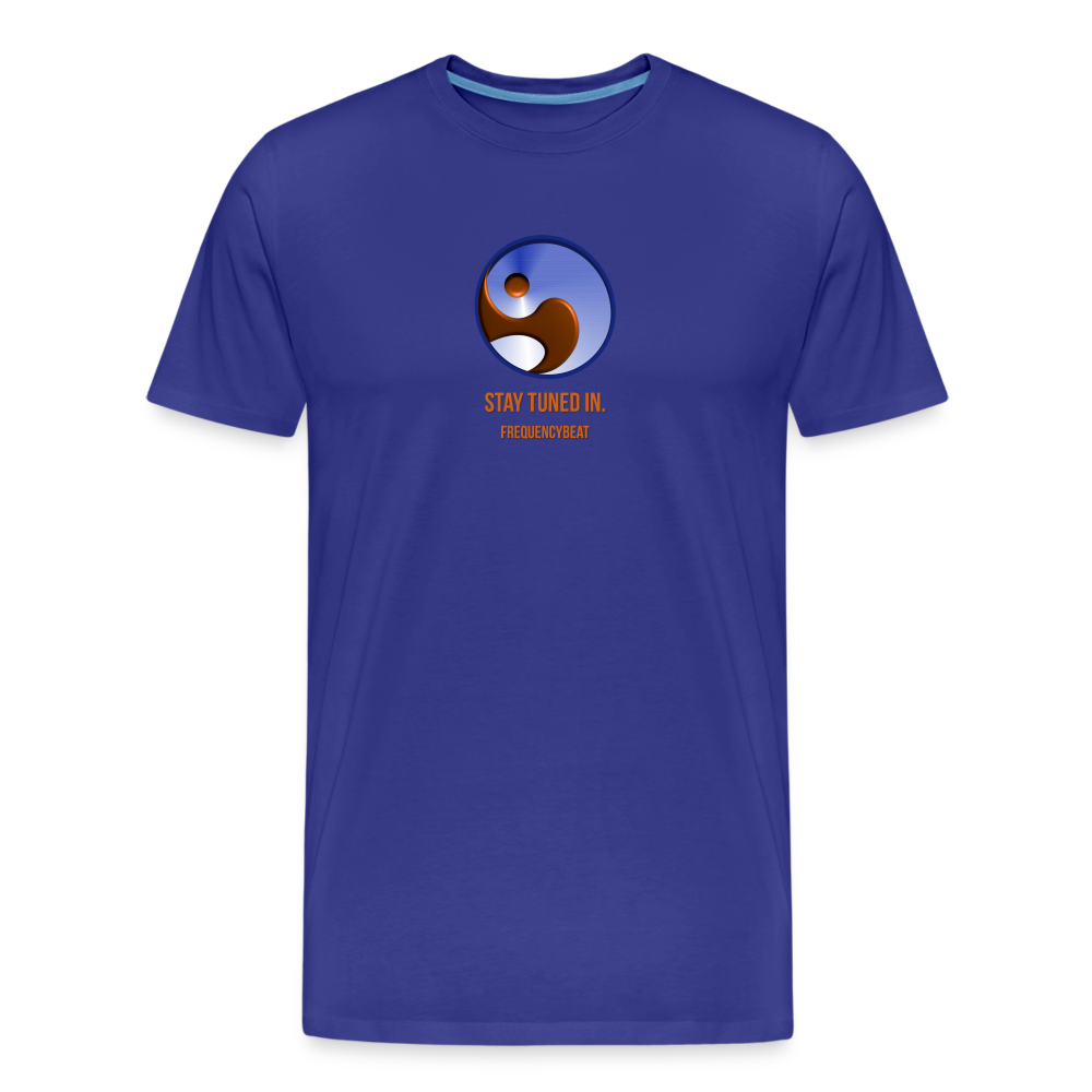 Men’s Premium Organic Cotton T-Shirt - FrequencyBeat Icon - royal blue