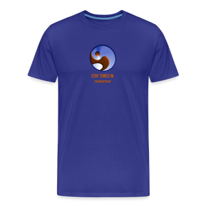 Men’s Premium Organic Cotton T-Shirt - FrequencyBeat Icon - royal blue